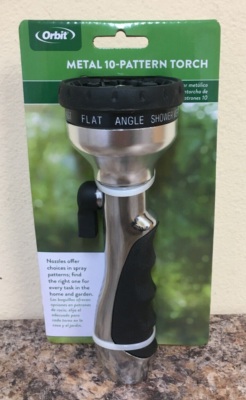 #ad #ad Orbit 56410D Metal 10 Pattern Turret Torch Hose Spray Nozzle $12.52