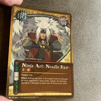 Ninja Art: Needle Jizo Ccg Naruto Wavy Holo #193 nm/lp | eBay