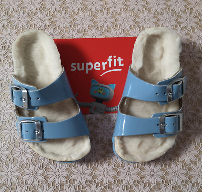 Sandalen Mädchen SuperFit Jellies Color; Blau Größe; 25