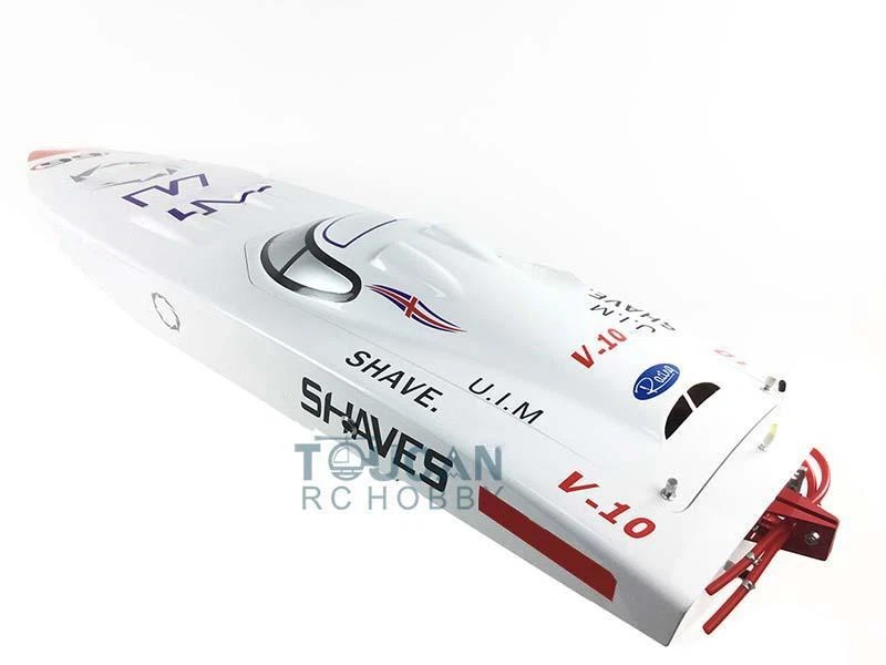 Race RC Boat G26IP1 26CC White Fiber Glass Gasoline W/ Radio System ARTR 50KM/H - Image 4 of 4