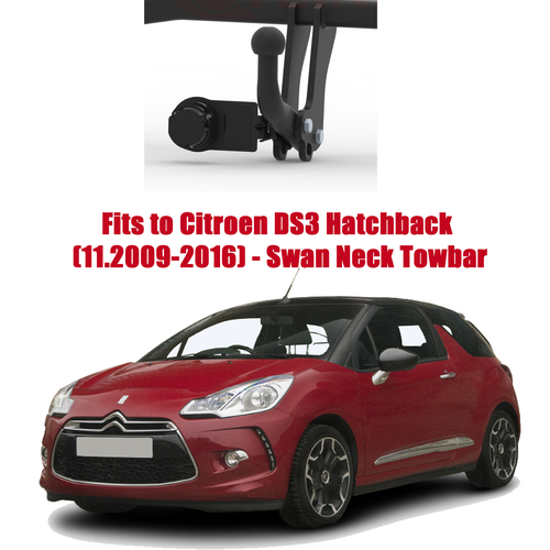 Swan Tow Bar For Citroen DS3 (20092016) & NO ELECTRICS C053 eBay
