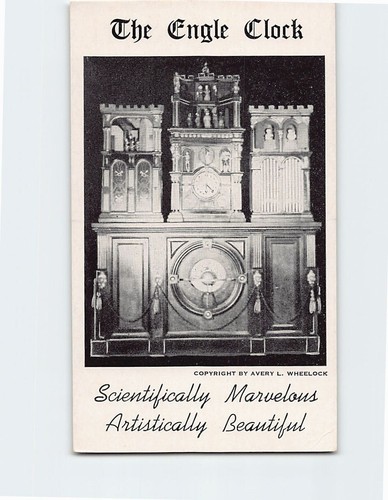 Postcard The Engle Clock, Scientifically Marvelous, Artistically ...