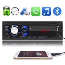 Single 1 Din Digital Car Radio FM Player Audio USB/AUX/TF Charging MP3 Bluetooth