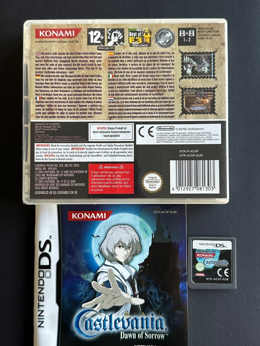 Castlevania: Dawn of Sorrow【中古美品・DS欧州版】 Castlevania: Dawn of Sorrow - Nintendo DS