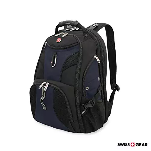 SWISSGEAR 1900 ScanSmart Laptop Backpack for 17 Laptops (Blue/Black)  721427601365