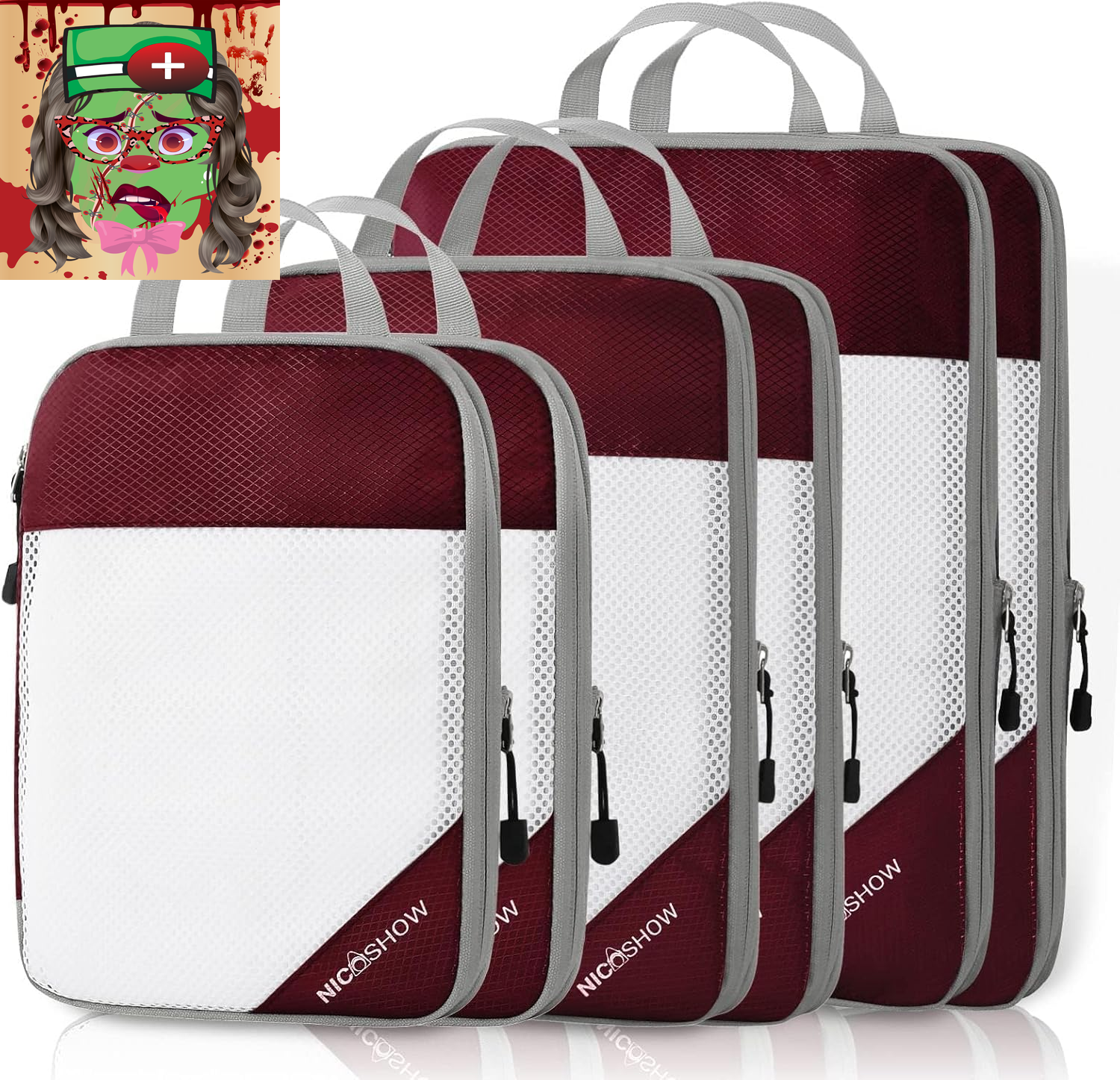 Compression Packing Cubes for Travel, Packing Cubes Compression Travel Essential-image