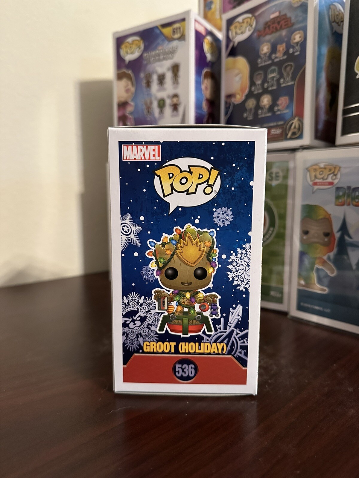 Funko Pop! Marvel: Holiday Groot #536 Collector Corps Exclusive Vinyl Figure