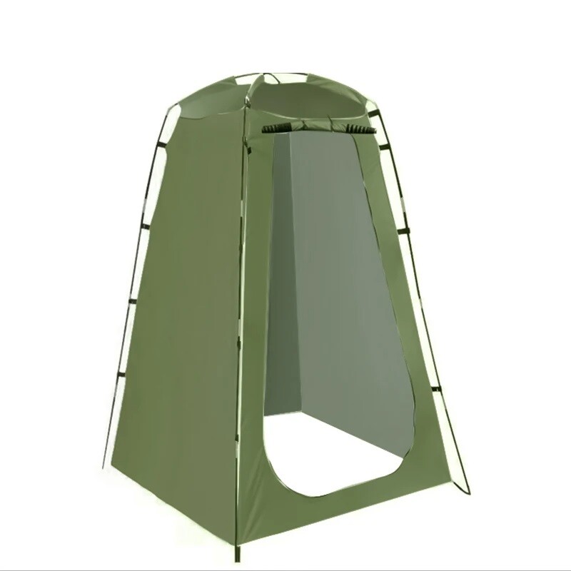 Tente de douche de randonnée en polyester renforcé et imperméable