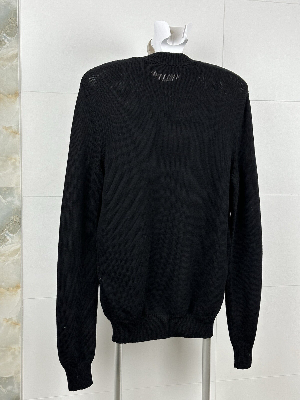 DSQUARED2 men sweater wool black big logo size M image 2