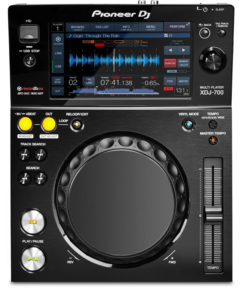 Pioneer DJ XDJ-700 Compact Digital Deck Turn Table rekordbox Compatible - Image 2 of 4