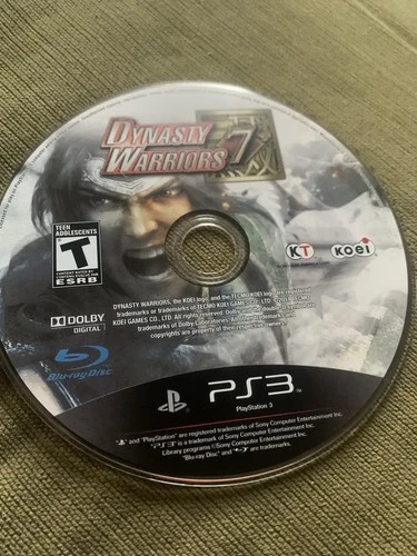 Dynasty Warriors 7 (Sony Playstation 3 PS3) DISC ONLY** No Case Free Shipping