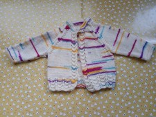 Baby hand knitted  cardigan