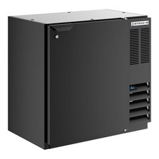 Beverage-Air BB36HC-1-B 36" Black Underbar Height Solid Door Back Bar Refrigerat