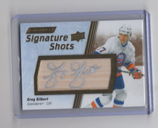 Greg Gilbert 2024-25 UD Engrained Icons Auto Signature Shots Autograph
