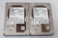 LOT 2x HGST HUS724030ALA640 3.5" 3TB 7200RPM SATA 6Gb/s Hard Drive 0F19455
