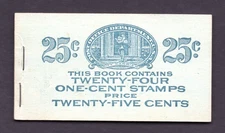 US 1917 WASHINGTON FULL BOOKLET SCOTT #BK55 MINT NEVER HINGED VERY FINE