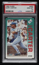 1992 Fleer Gary Carter #450 PSA 10 GEM MT HOF 0vl1