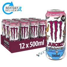 Monster Energy Drink Viking Berry 500ml Carbonated Energy Beverage-New Edition