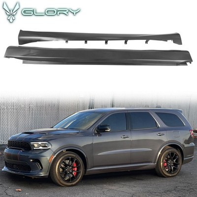 Fits 11-26 Dodge Durango 21+ Hellcat Style Side Skirts Extension Rocker Panel PP