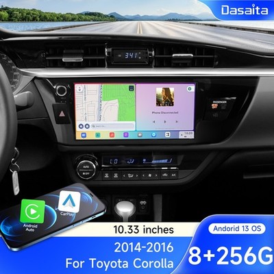 Dasaita 10.33'' Touch Screen Car Stereo for Toyota Corolla 2014-2016 Navi GPS BT