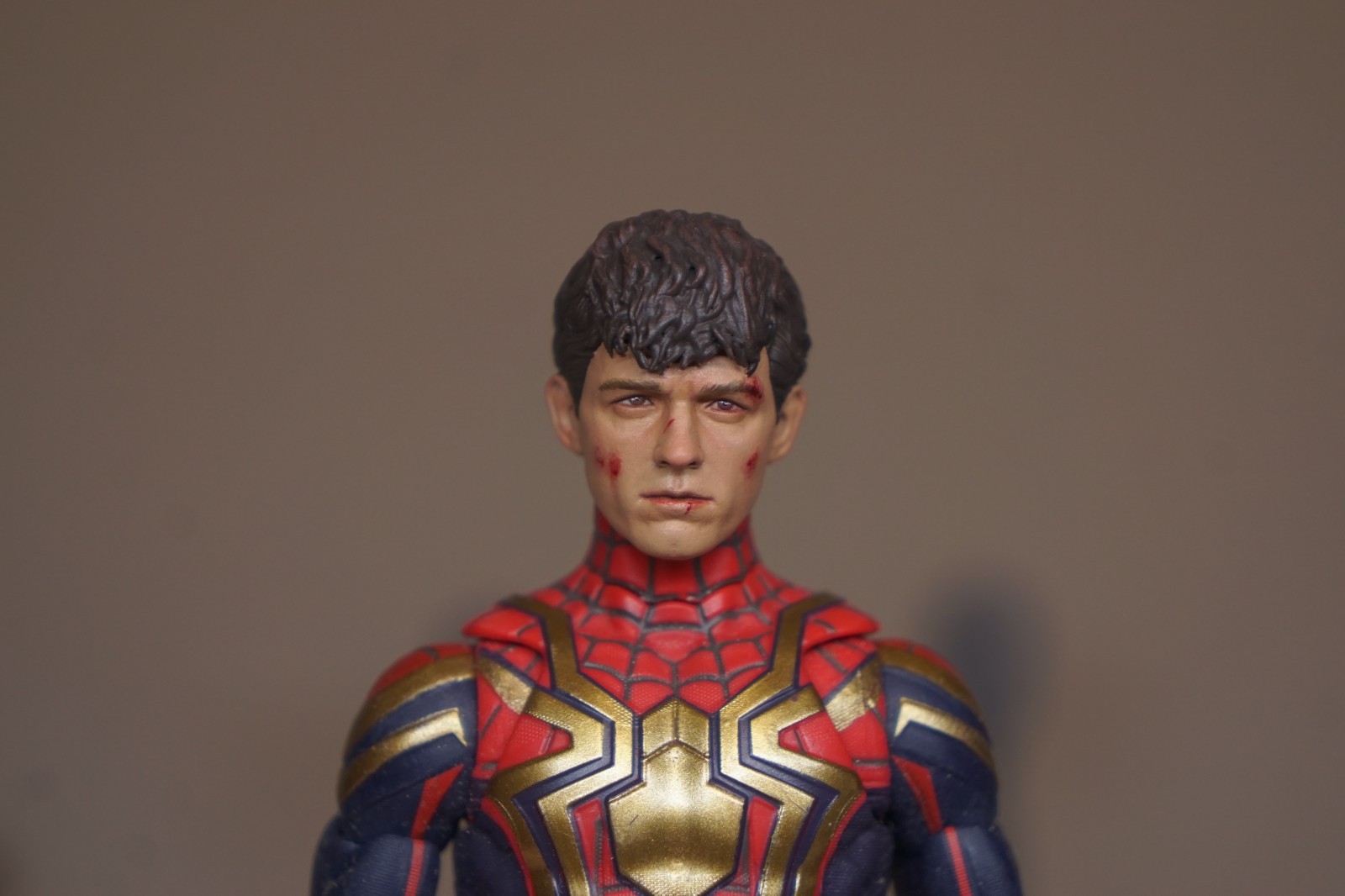 1/12 Marvel Legends Spiderman Tom holland custom Damage painted head | eBay