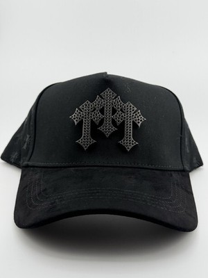 Barbas hats x Rich The Kid (Chrome BLACKOUT) BRAND NEW FAST SHIPPING 