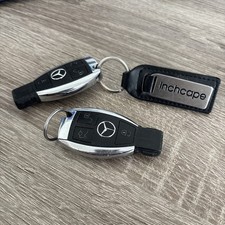 Mercedes Smart Key Fob 2 Button Remote Tested Genuine A C E Class Chrome