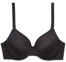 WACOAL BACK APPEAL UNDERWIRE CONTOUR BRA BLACK SZ 38DDD - NEW