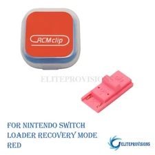 RCM Tool Clip Short Circuit Jig Fit For Nintendo Switch Loader Recovery Mode RED