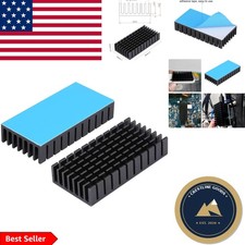 High-Performance 25mm Heatsink with Thermal Tape for DIY Electronics Projects