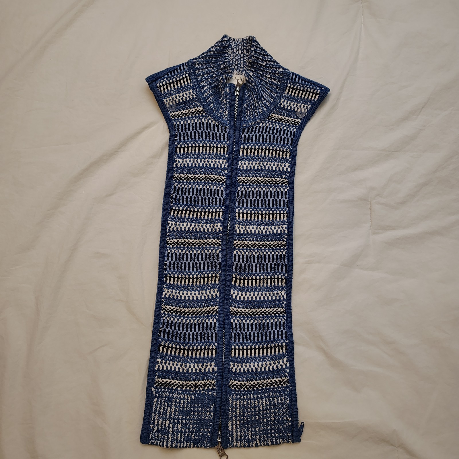 Veronica Beard Dickey Women's Size 00-12 Blazer Jacket Knitted Blue