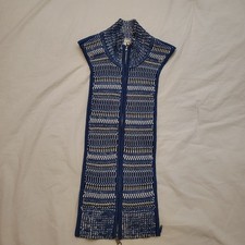 Veronica Beard Dickey Women's Size 00-12 Blazer Jacket Knitted Blue