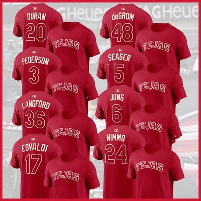  Texas Rangers City Connect 2026: deGrom, Seager, Jung, Nimmo, Langford,Eovaldi