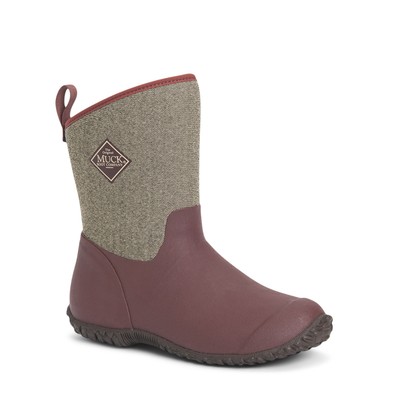 MUCK BOOT COMPANY Women's Muckster II Mid Rum Raisin/Herringbone Boots