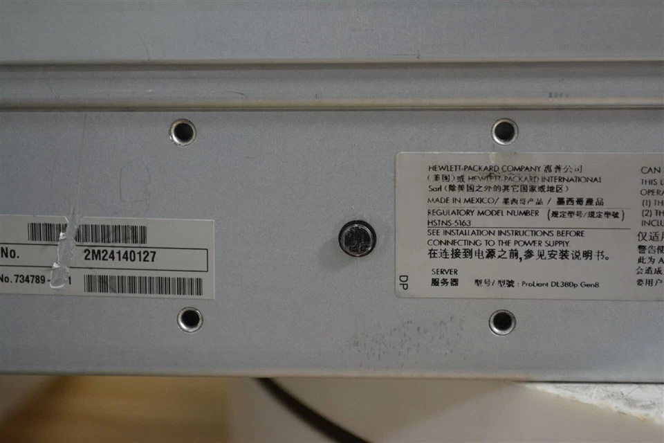 HP PROLIANT DL380P GEN8 734789-S01 Server 2*Intel Xeon E5-2609 V2 2.5Ghz 192GB - Image 3 of 4