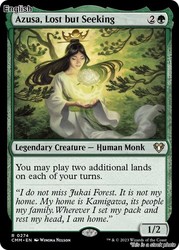 Azusa, Lost but Seeking #274 Commander Masters