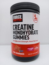 Force Factor Creatine Monohydrate Gummies, Mixed Berry Flavor, 150 Gummies