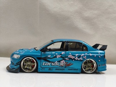 Jada 1/24 Mitsubishi Evolution Viii Tanabe JDM Evo 8 Import Racer
