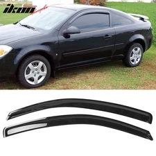 Fits 05-10 Chevrolet Cobalt & Pontiac G5 Coupe Acrylic Tape-On 2PC Window Visors