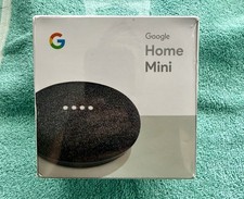 Google Home Mini Smart Speaker 2019, Charcoal Model GA00216-US. New  Sealed.