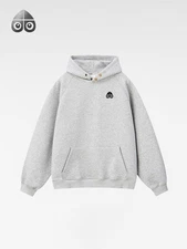 Moose Knuckles Men's Warm and Velvet Fashion Long Sleeve Top