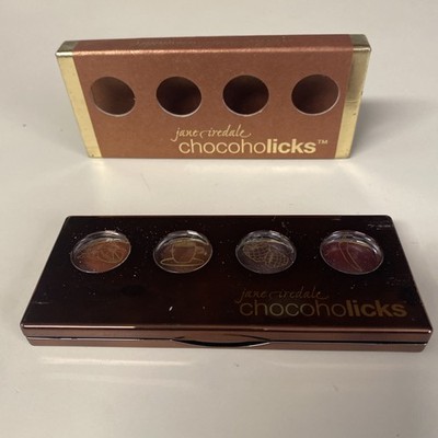 Damaged Jane Iredale Chocoholicks Lip Gloss Palette Blood Orange Espresso Berry