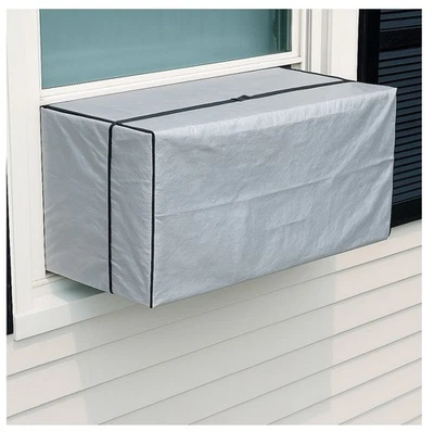 DEPENDABLE INDUSTRIES INC. ESSENTIALS Vinyl Window Air Conditioner Cover 18" x 27" x 16" Weatherproof AC Protector