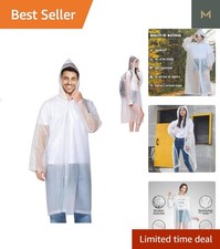 EVA Waterproof Poncho for Adults - Stylish, Lightweight & Portable Raincoat