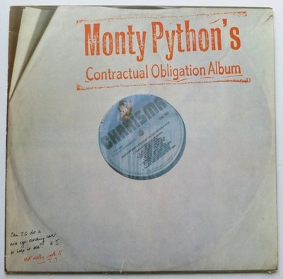 Monty Python Monty Python's Contractual Obligation Album LP Charisma CAS1152 ...