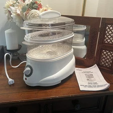 Rival Two Tier Food Vegetable Steamer CKRVSTLM20