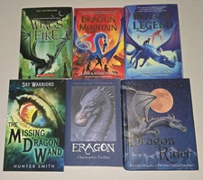 Asst DRAGON Themed Books ~ 6 BOOKS~HC & PB Asst Authors READ