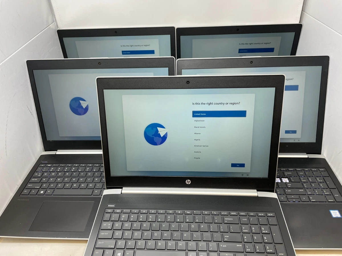 HP ProBook Intel Core i5 8th Gen. PC Laptops & Netbooks 256 GB SSD