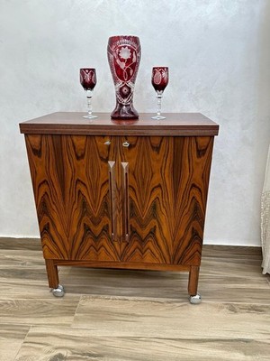 Rare Vintage Torbjørn Afdal Bruksbo Norway Flip-Top Bar Cabinet