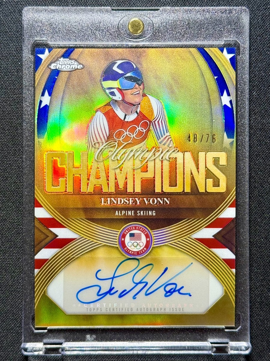 Lindsey Vonn 2026 Topps Chrome US Winter Olympics #OC-LV Champions